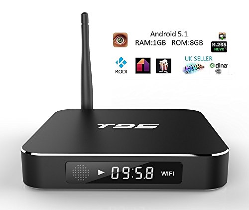 SlyBox® T95 Aluminium – Android 4 4 Smart TV Box Media Player – Superfast Amlogic S905 2 0 Ghz Quad Core CPU – Powerful ARM Mali-450 Quad-Core